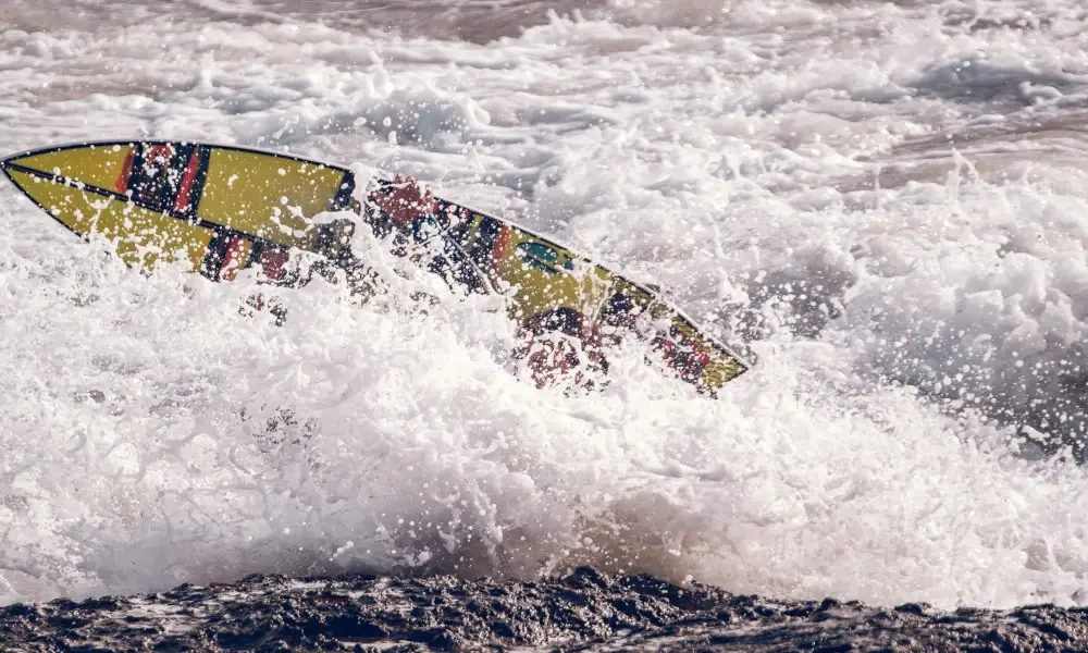 surf-board-between-big-surges